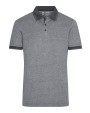 Polo's JAMES & NICHOLSON Men`s Heather Polo voor bedrukking &amp; borduring