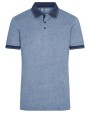 Polo's JAMES & NICHOLSON Men`s Heather Polo voor bedrukking &amp; borduring