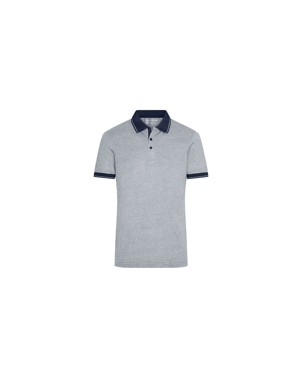 JAMES & NICHOLSON Men`s Heather Polo Poloshirts personalisierbar