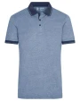 Polo's JAMES & NICHOLSON Men`s Heather Polo voor bedrukking &amp; borduring