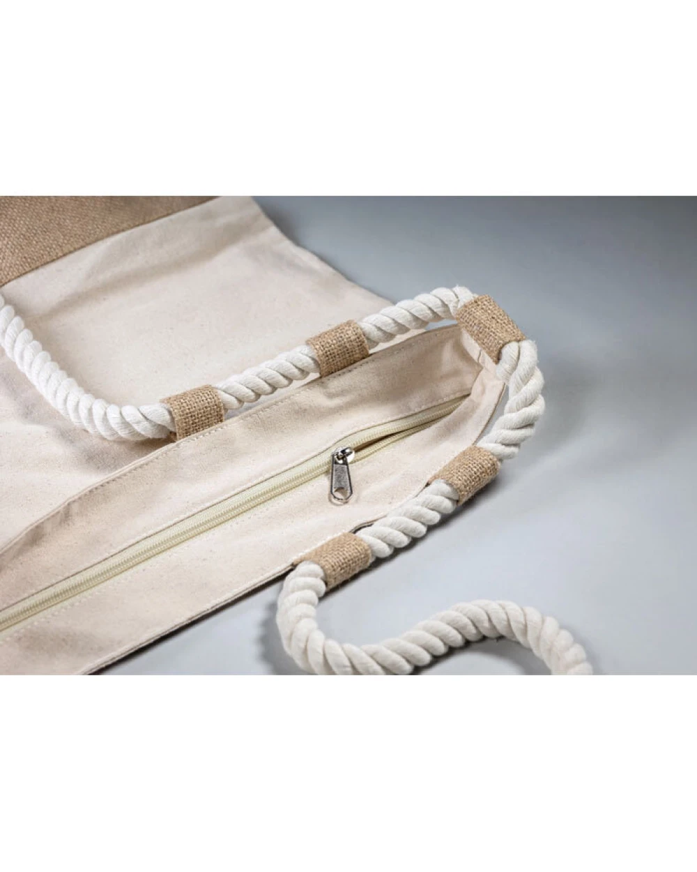 Tassen & Zakken 4DO Strandtas canvas/jute voor bedrukking &amp; borduring