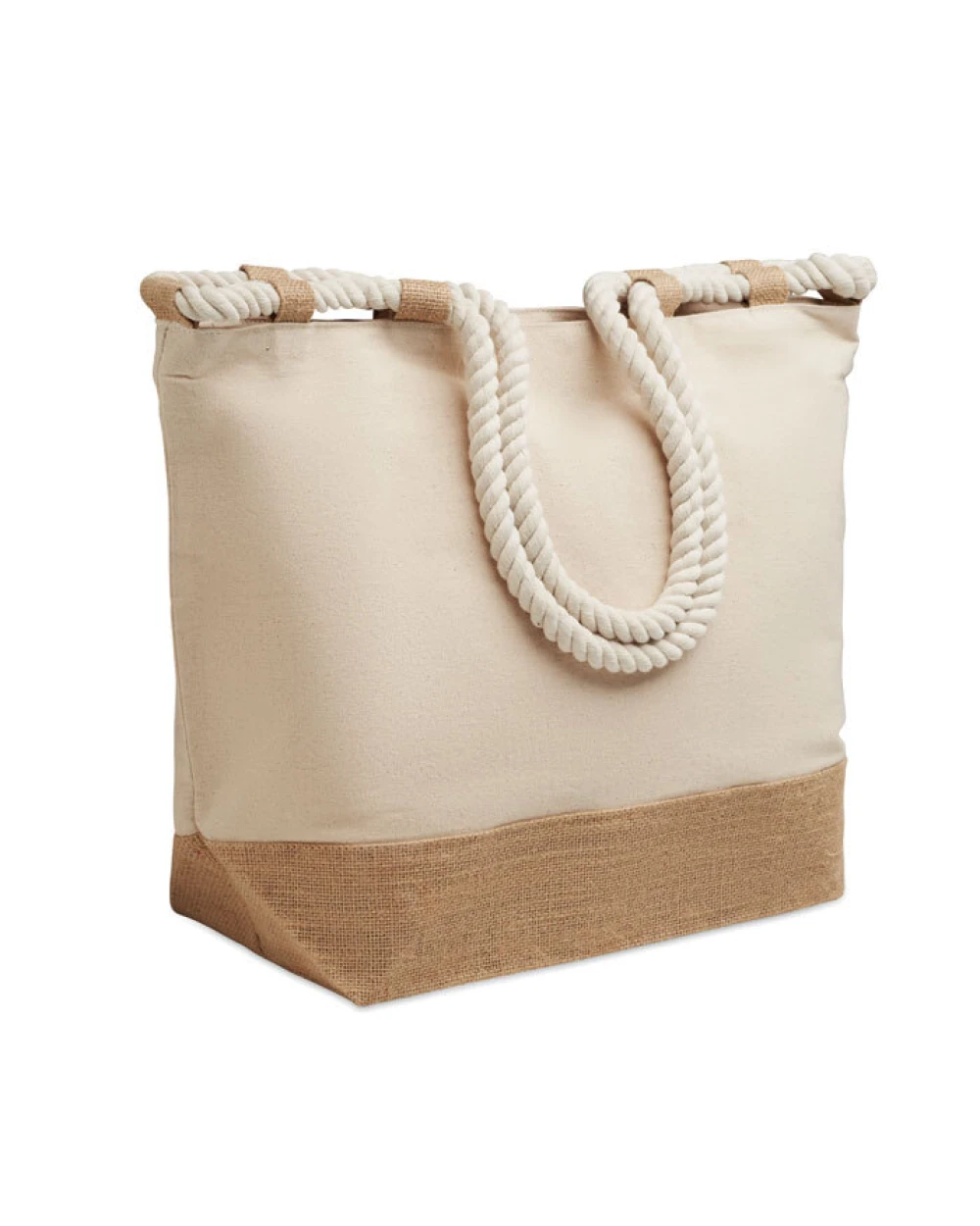 Tassen & Zakken 4DO Strandtas canvas/jute voor bedrukking &amp; borduring