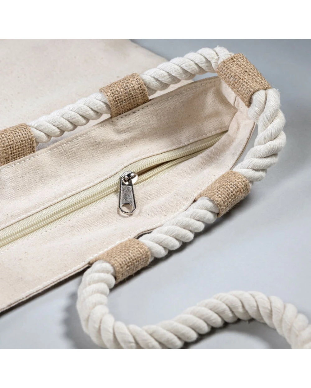 Tassen & Zakken 4DO Strandtas canvas/jute voor bedrukking &amp; borduring