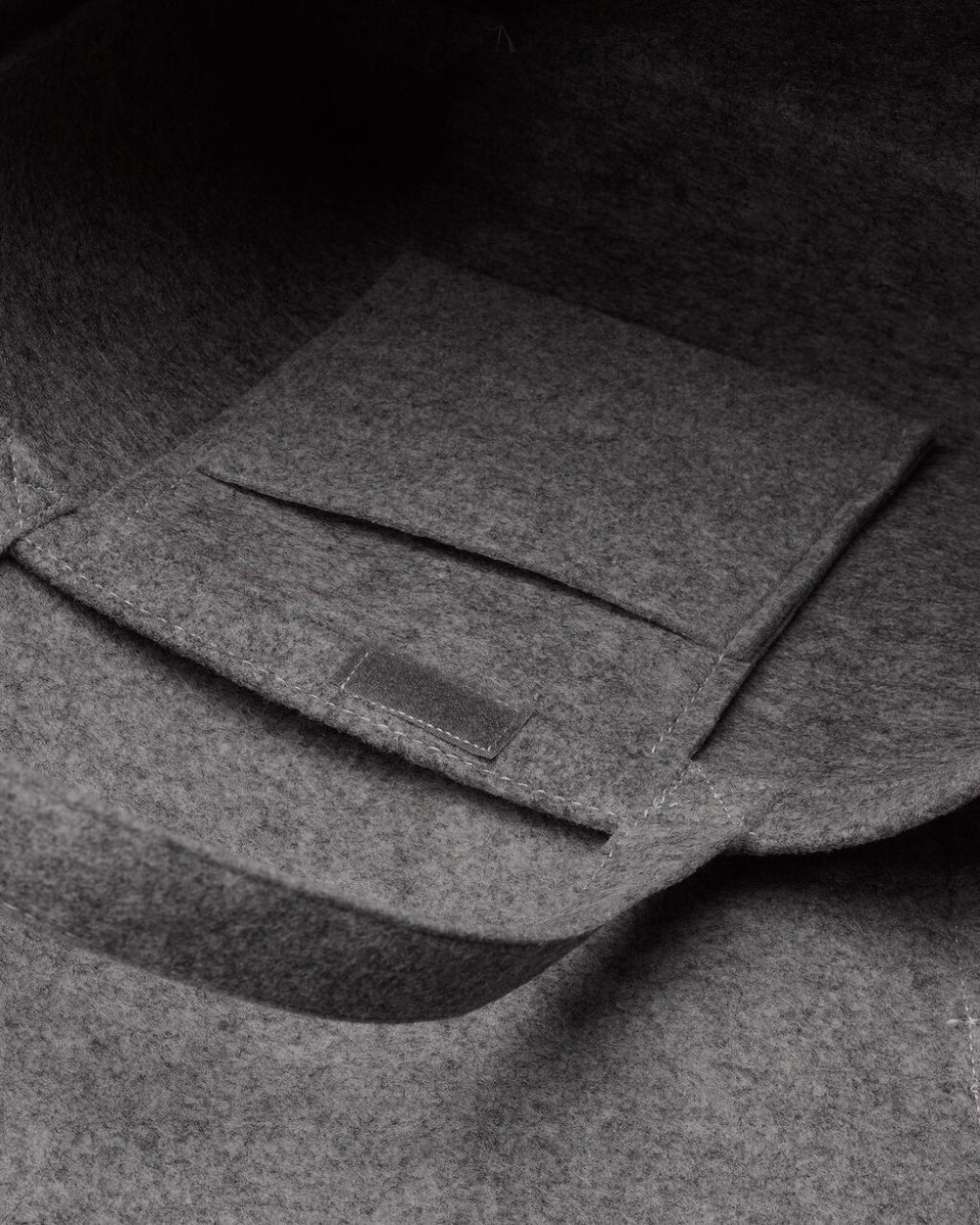 Tassen & Zakken BAGS BY JASSZ Small Felt Shopper voor bedrukking &amp; borduring