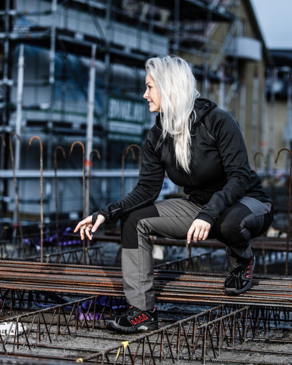 Laines polaires personnalisable PROJOB 3314 SWEATSHIRT TECHNIQUE FULL ZIP CAPUCHE