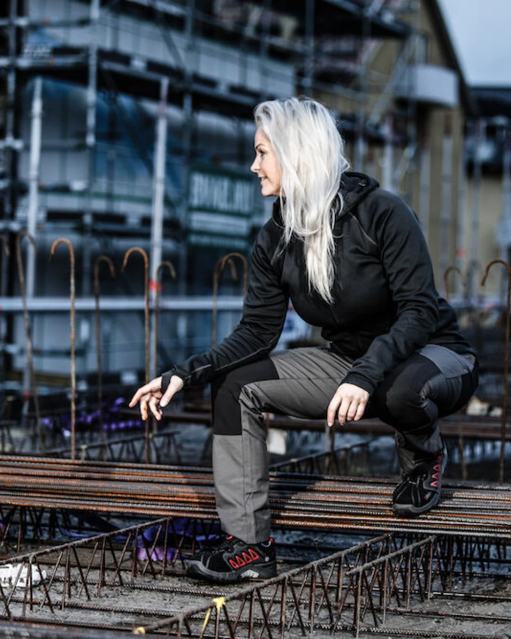 Laines polaires personnalisable PROJOB 3314 SWEATSHIRT TECHNIQUE FULL ZIP CAPUCHE
