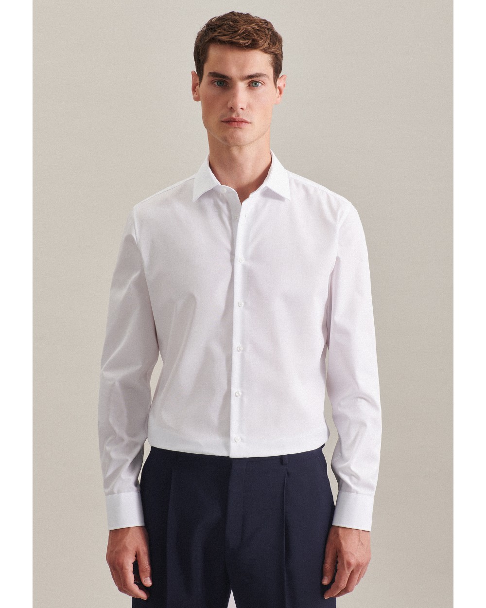 Hemden SEIDENSTICKER Men´s Shirt Shaped Fit Oxford Longsleeve voor bedrukking &amp; borduring