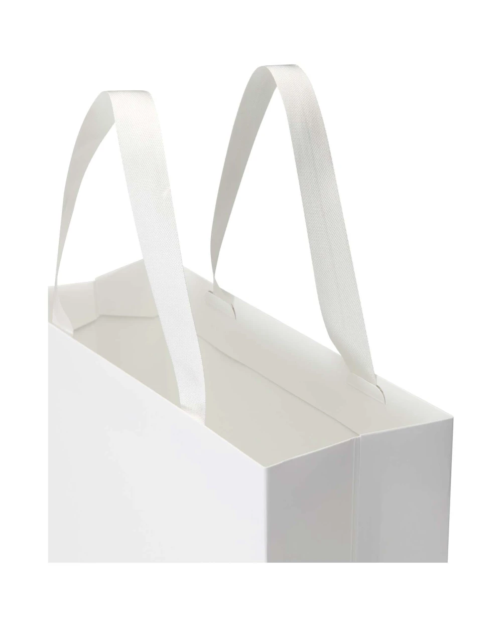 4DO Smartfold Papiertüte, 210 g/m², mit Bandgriffen und matter Laminierung – 31 x 12 x 31 cm Taschen personalisierbar