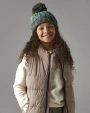 Bonnets personnalisable BEECHFIELD Bonnet enfant à pompon tire-bouchon