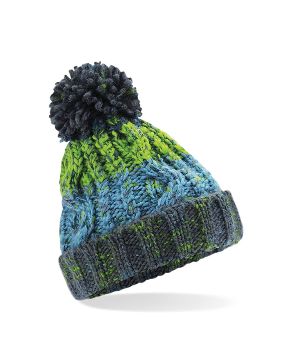 BEECHFIELD Junior corkscrew pom pom beanie Mützen personalisierbar