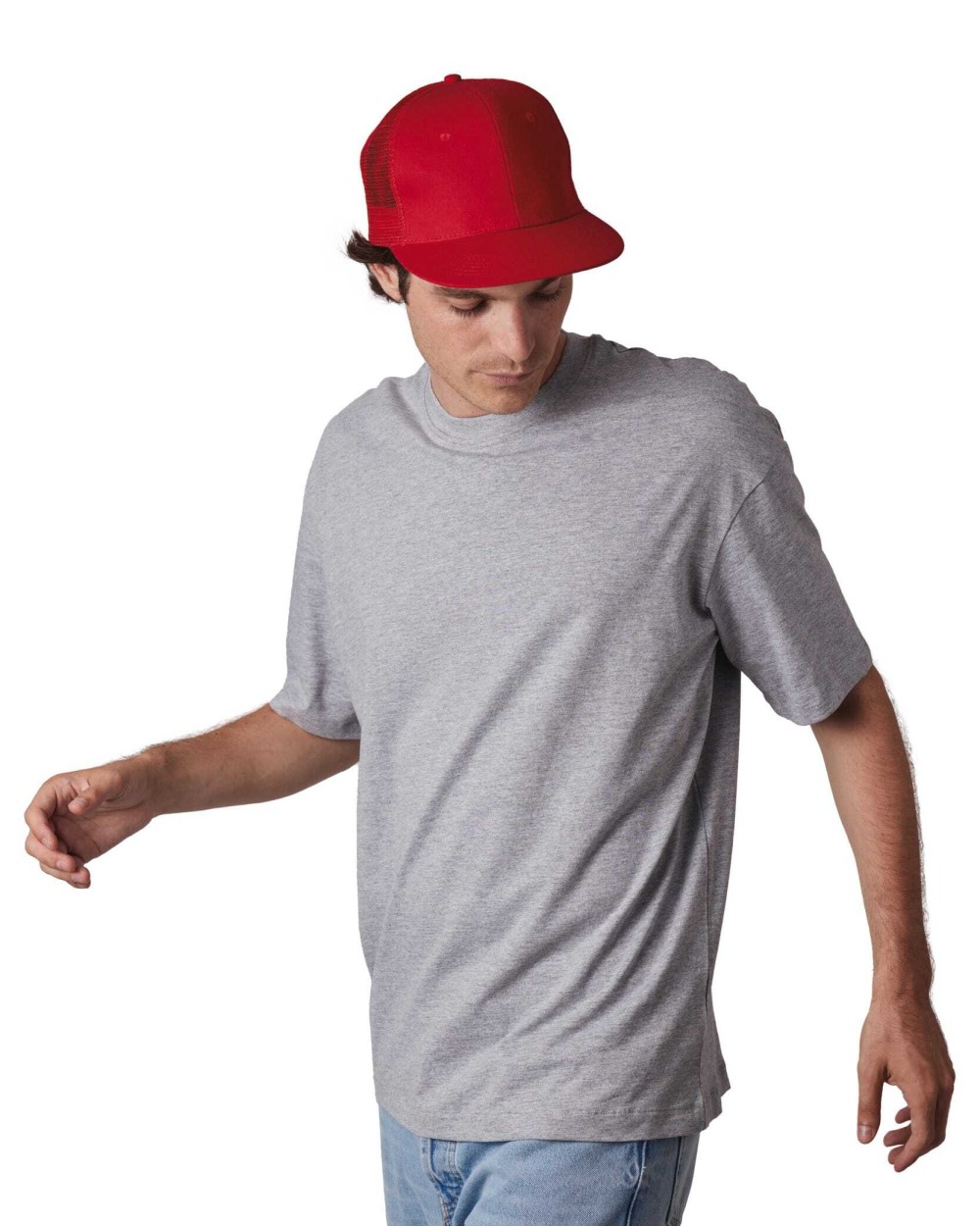 K-UP Trucker-Cap - 6-Panels-Kappe, Flachschirm Kappen personalisierbar