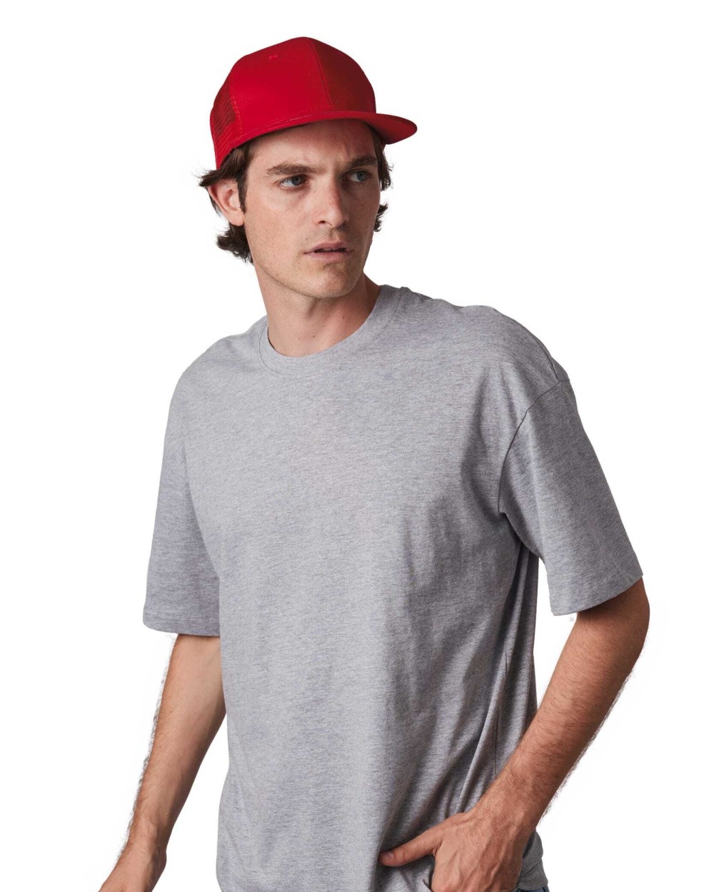 K-UP Trucker-Cap - 6-Panels-Kappe, Flachschirm Kappen personalisierbar