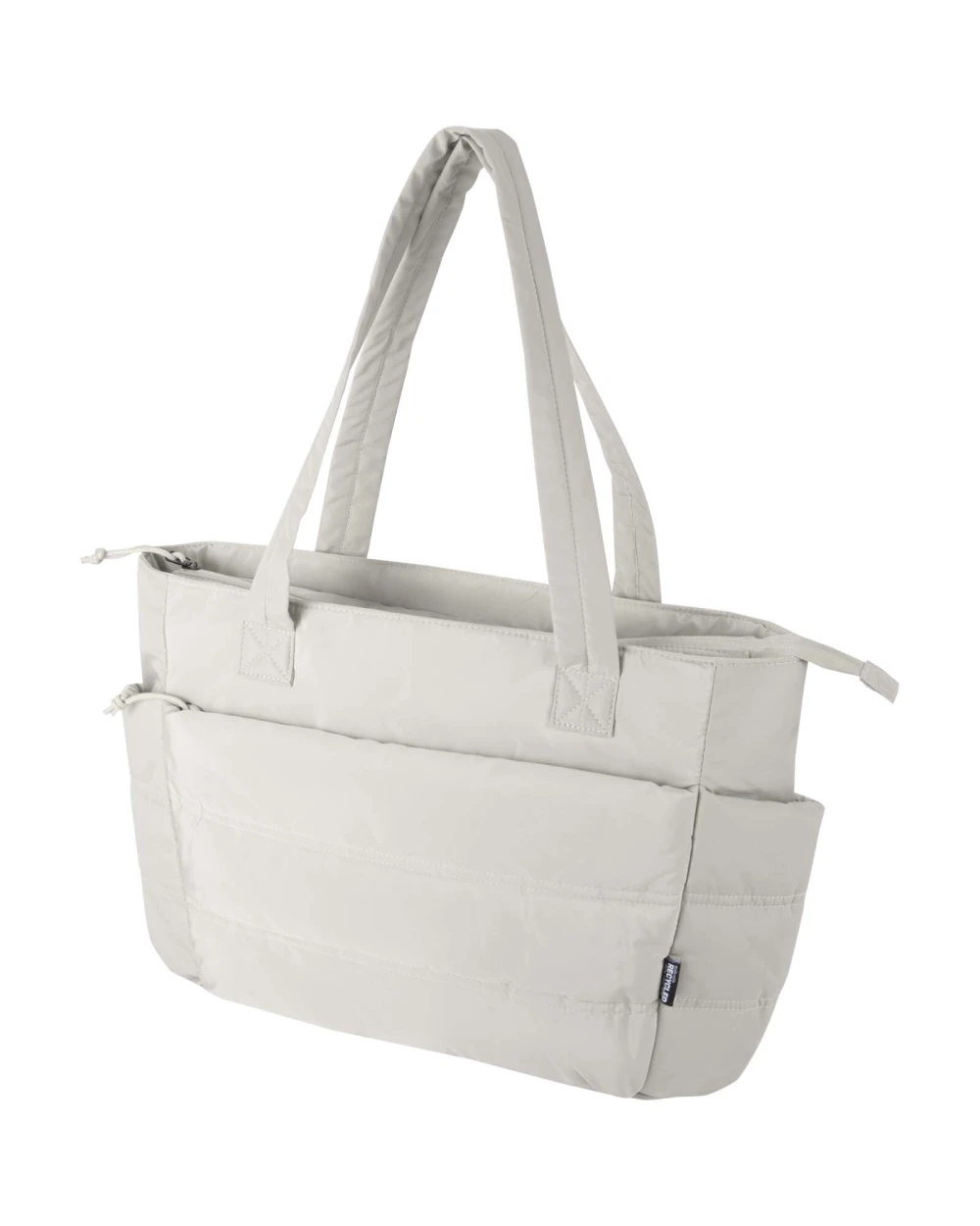 Tote bags 4DO Puffer 15,6" GRS gerecycleerde laptopdraagtas 18L voor bedrukking &amp; borduring