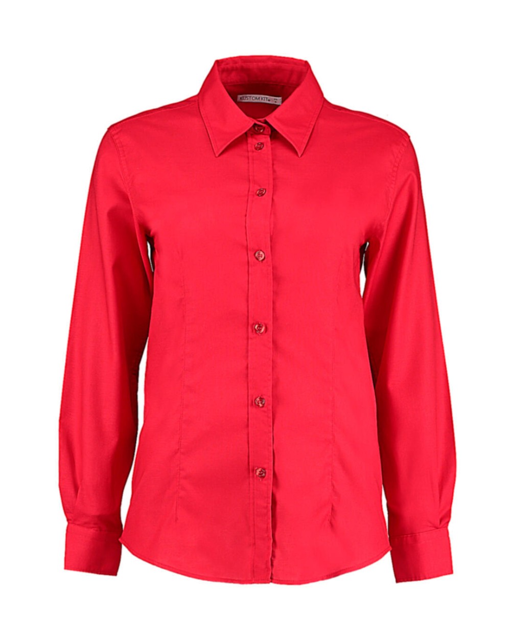 Hemden KUSTOM KIT Women's Tailored Fit Workwear Oxford Shirt voor bedrukking &amp; borduring