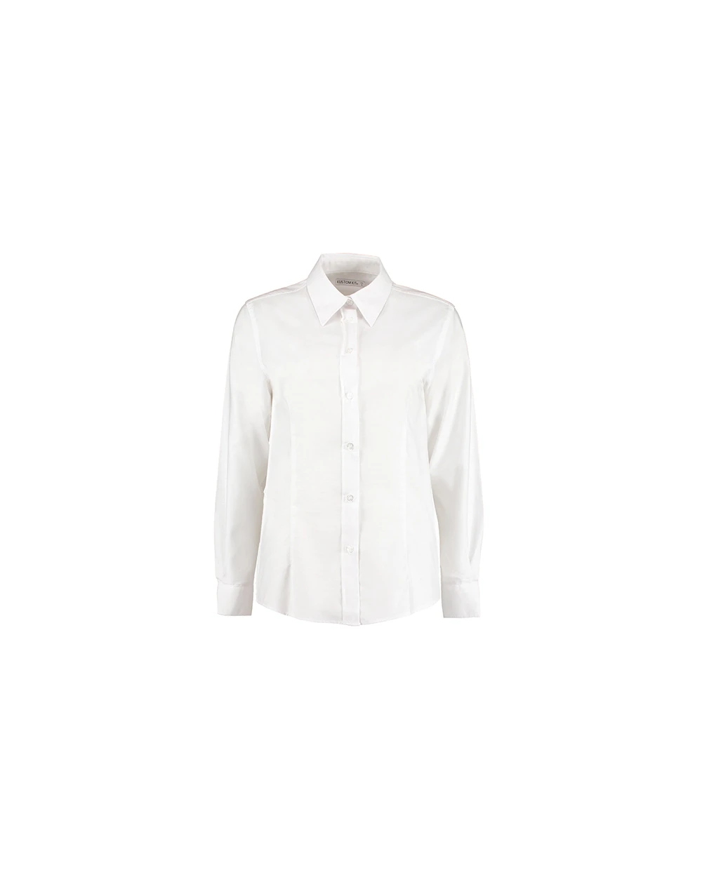 Hemden KUSTOM KIT Women's Tailored Fit Workwear Oxford Shirt voor bedrukking &amp; borduring
