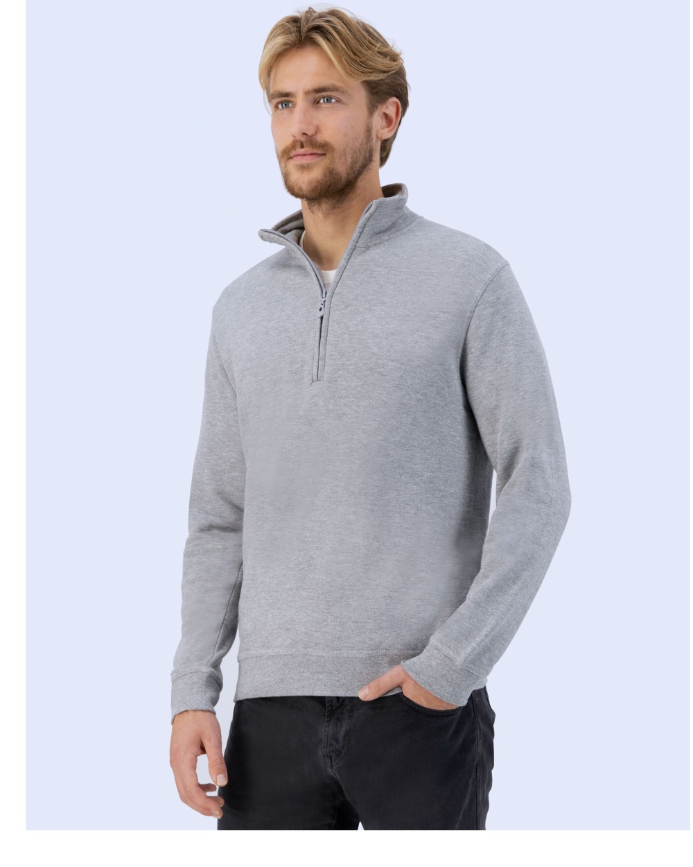 STARWORLD MEN’S QUARTER ZIP SWEATSHIRT Sweatshirts personalisierbar
