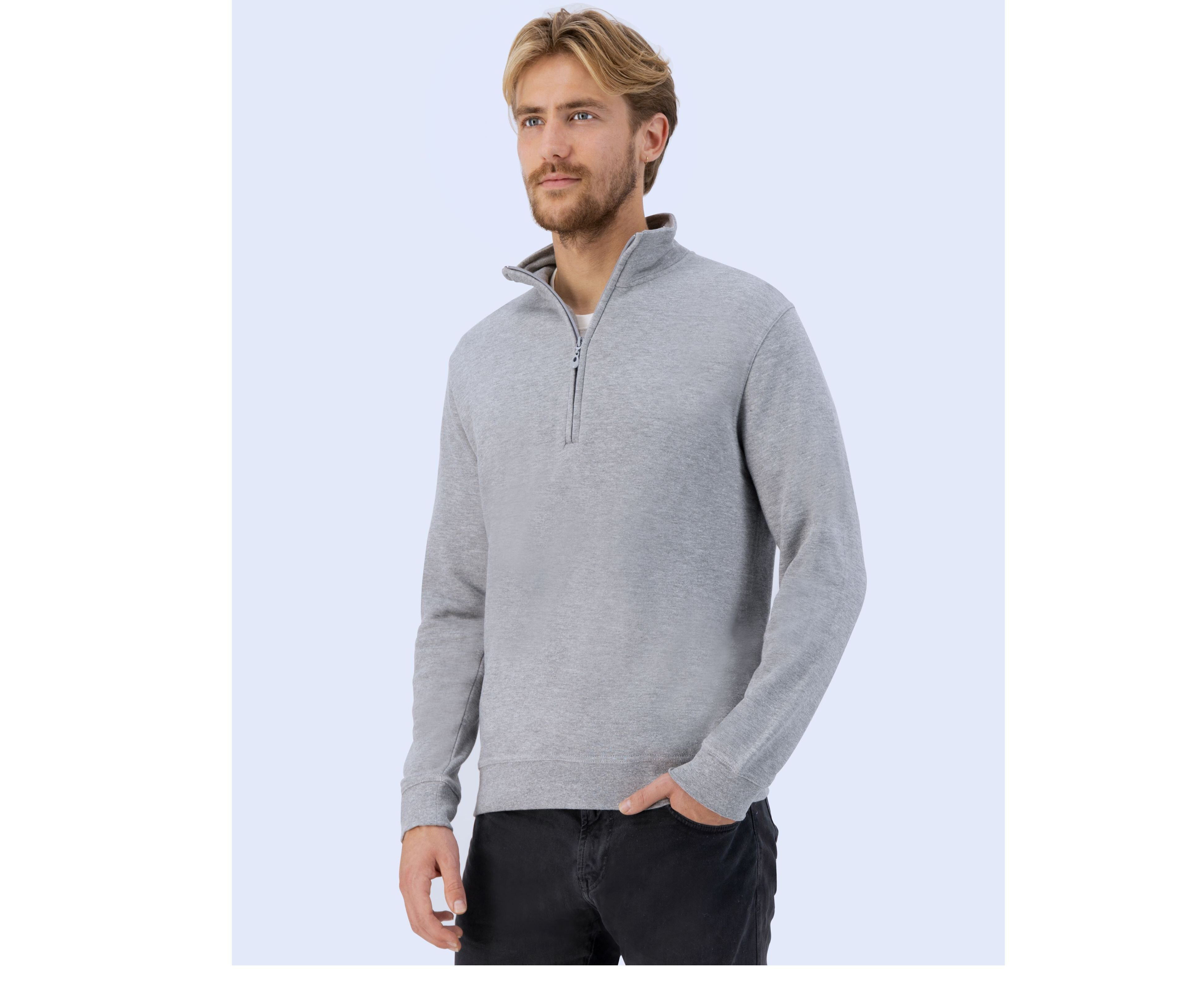 Sweaters & hoodies STARWORLD MEN’S QUARTER ZIP SWEATSHIRT voor bedrukking &amp; borduring
