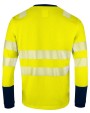 T-shirts PROJOB 6014 SIGNALISATIET-SHIRT LANGE MOUWEN EN ISO 20471 KLASSE 3 voor bedrukking &amp; borduring