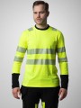 T-Shirts à personnaliser PROJOB 6014 T-SHIRT MANCHES LONGUES ISO 20471 CLASSE 3/2 