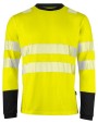 T-shirts PROJOB 6014 SIGNALISATIET-SHIRT LANGE MOUWEN EN ISO 20471 KLASSE 3 voor bedrukking &amp; borduring