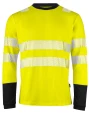 T-shirts PROJOB 6014 SIGNALISATIET-SHIRT LANGE MOUWEN EN ISO 20471 KLASSE 3 voor bedrukking &amp; borduring