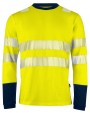 T-shirts PROJOB 6014 SIGNALISATIET-SHIRT LANGE MOUWEN EN ISO 20471 KLASSE 3 voor bedrukking &amp; borduring