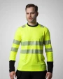 T-shirts PROJOB 6014 SIGNALISATIET-SHIRT LANGE MOUWEN EN ISO 20471 KLASSE 3 voor bedrukking &amp; borduring