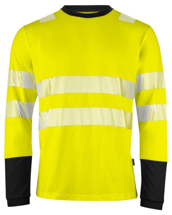 PROJOB 6014 Langarmshirt EN ISO 20471 Klasse 3/2 T-Shirts personalisierbar