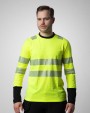 T-shirts PROJOB 6014 SIGNALISATIET-SHIRT LANGE MOUWEN EN ISO 20471 KLASSE 3 voor bedrukking &amp; borduring