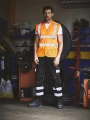 Gilets de sécurité à personnaliser YOKO Gilet haute visibilité à maille ajourée recyclée 