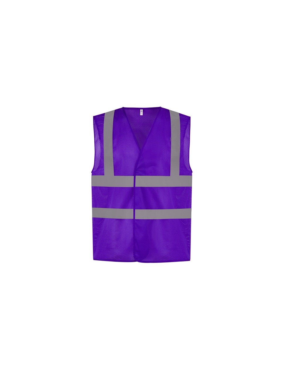 Gilets de sécurité personnalisable YOKO Gilet haute visibilité à maille ajourée recyclée