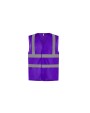 Gilets de sécurité personnalisable YOKO Gilet haute visibilité à maille ajourée recyclée