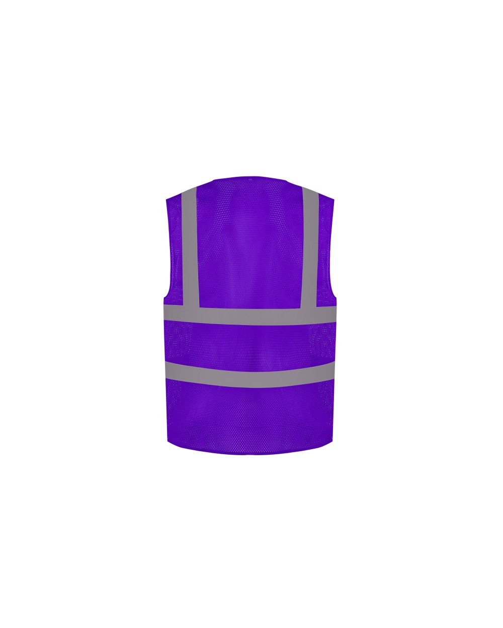 Gilets de sécurité personnalisable YOKO Gilet haute visibilité à maille ajourée recyclée