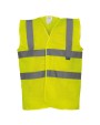 Gilets de sécurité personnalisable YOKO Gilet haute visibilité à maille ajourée recyclée