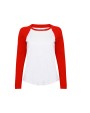 SKINNIFIT LADIES L/S BASEBALL T T-Shirts personalisierbar