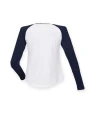 T-shirts SKINNIFIT LADIES L/S BASEBALL T voor bedrukking &amp; borduring