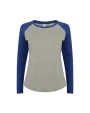 T-shirts SKINNIFIT LADIES L/S BASEBALL T voor bedrukking &amp; borduring
