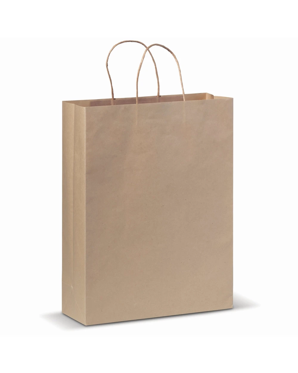 Tote bags 4DO Papieren kraft tas 100g/m² 32x12x41cm voor bedrukking &amp; borduring