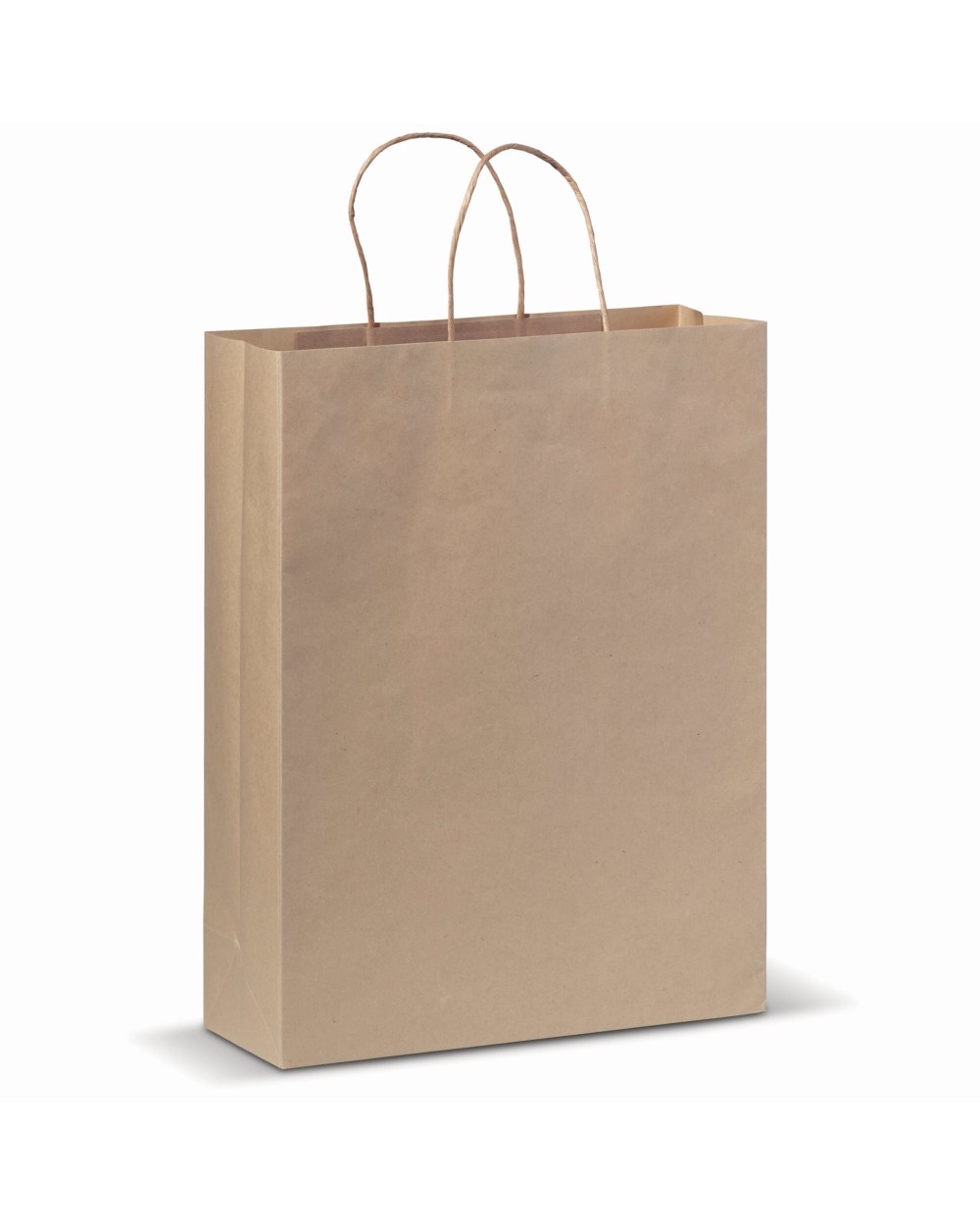 Tote bags 4DO Papieren kraft tas 100g/m² 32x12x41cm voor bedrukking &amp; borduring
