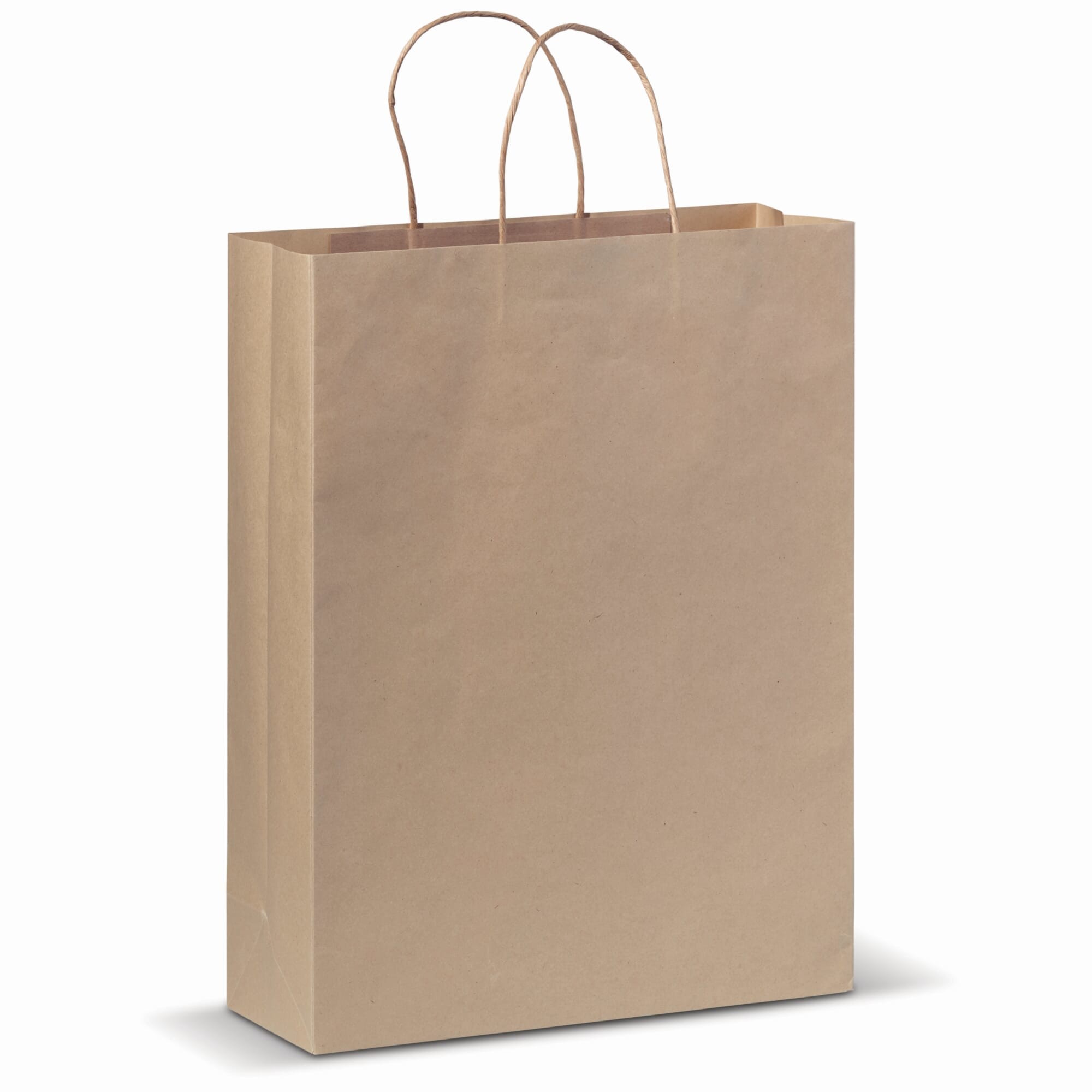 Tote bags personnalisable 4DO Sac en papier kraft 100g/m² 32x12x41cm