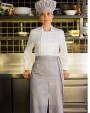 Schorten VELILLA LONG APRON WITH OPENING AND POCKETS voor bedrukking &amp; borduring