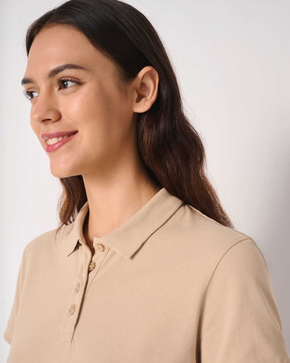 Polos personnalisable IDEAL BASIC BRAND Polo piqué femme