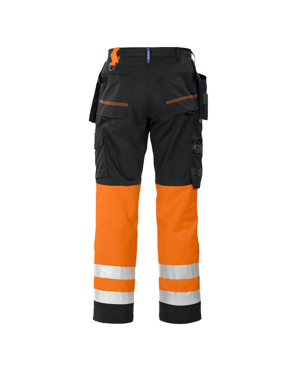 Broeken PROJOB 6502 SIGNALISATIEBROEK MET KNIEZAKKEN EN SPIJKERZAKKEN EN ISO 20471 KLASSE 1 voor bedrukking &amp; borduring