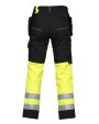 Broeken PROJOB 6502 SIGNALISATIEBROEK MET KNIEZAKKEN EN SPIJKERZAKKEN EN ISO 20471 KLASSE 1 voor bedrukking &amp; borduring