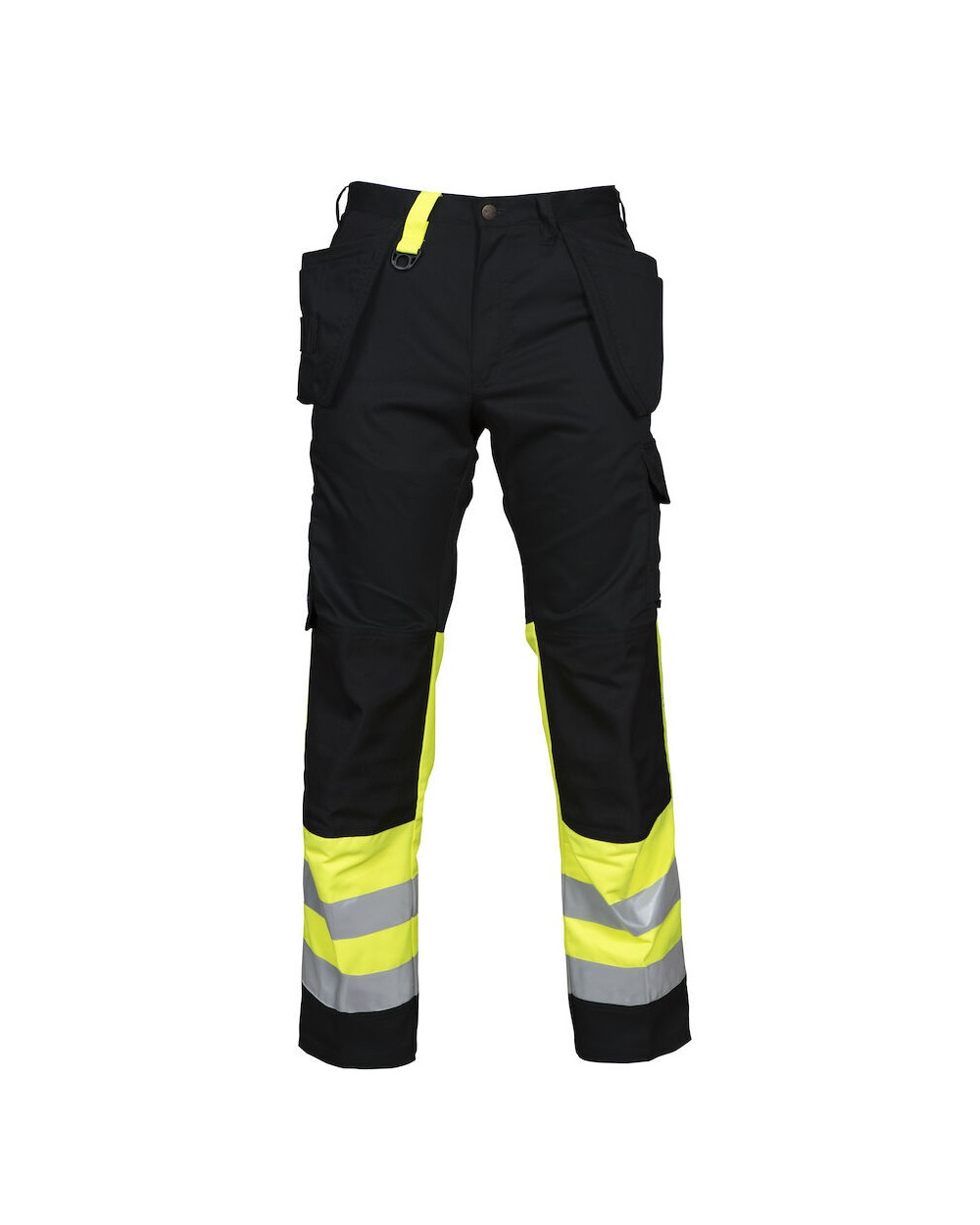 Broeken PROJOB 6502 SIGNALISATIEBROEK MET KNIEZAKKEN EN SPIJKERZAKKEN EN ISO 20471 KLASSE 1 voor bedrukking &amp; borduring