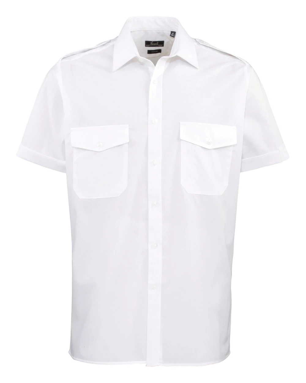PREMIER Pilot Short Sleeved Shirt Hemden personalisierbar