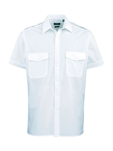 PREMIER Chemise Homme manches courtes Pilote /api/colors/4c8673c9-9f30-4885-8015-c784ca13e566 personnalisable