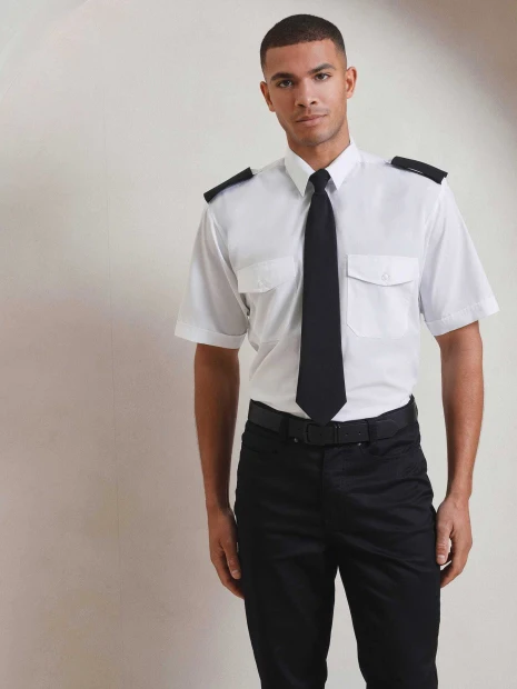 Chemises à personnaliser PREMIER Chemise Homme manches courtes Pilote 