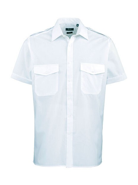 PREMIER Chemise Homme manches courtes Pilote /api/colors/4c8673c9-9f30-4885-8015-c784ca13e566 personnalisable