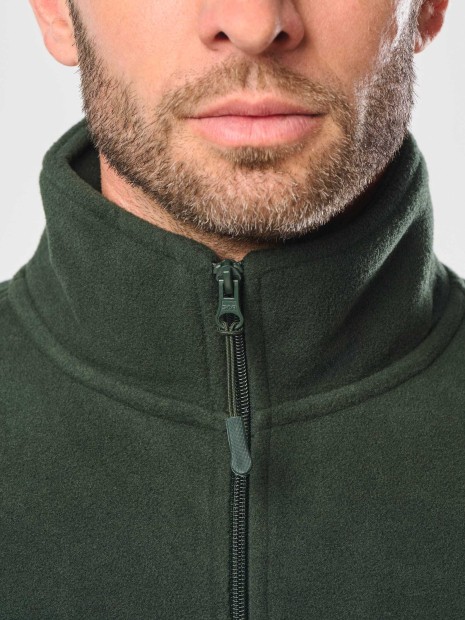 Laines polaires à personnaliser WK. DESIGNED TO WORK Veste micropolaire zippée homme 